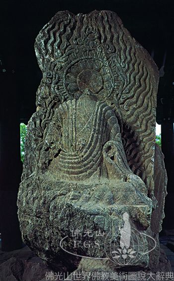 花田里四面佛像（南面）