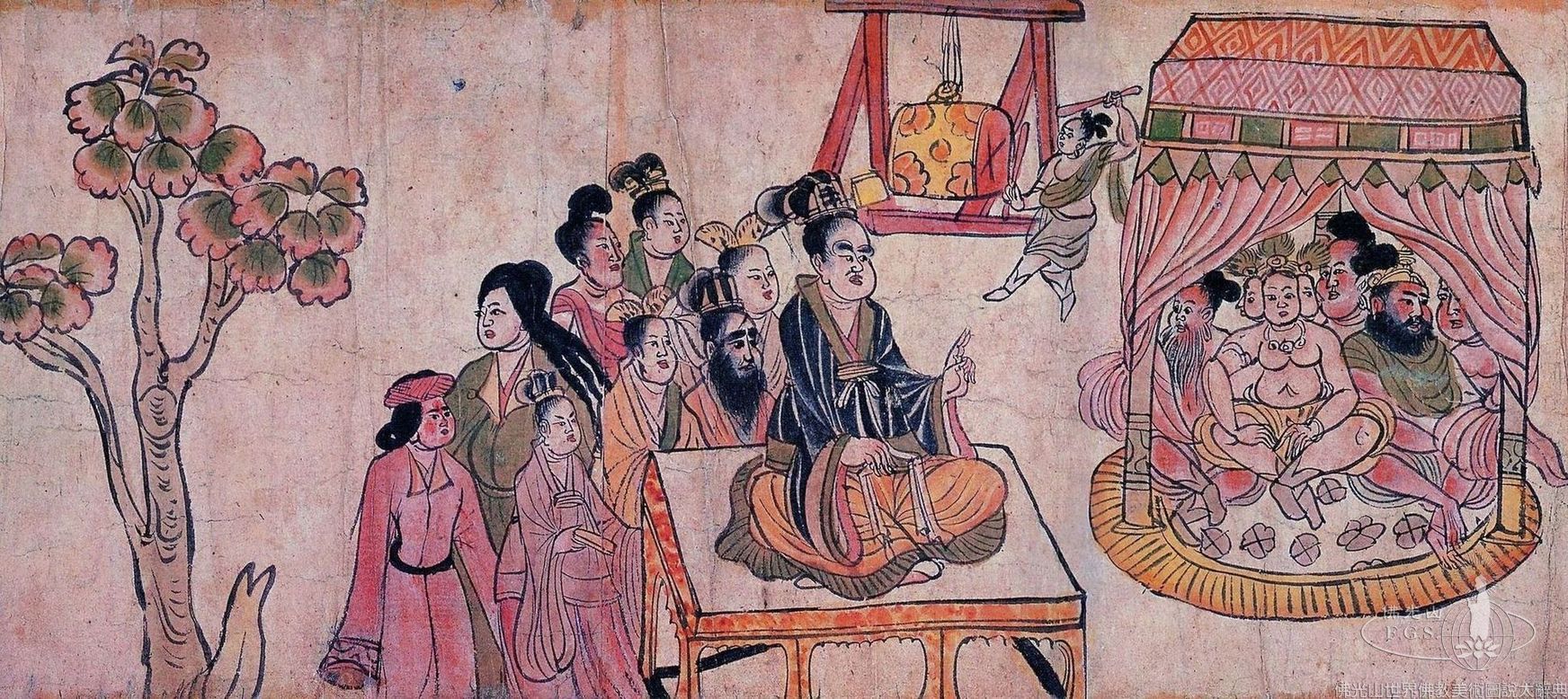 勞度叉鬥聖變相（局部）