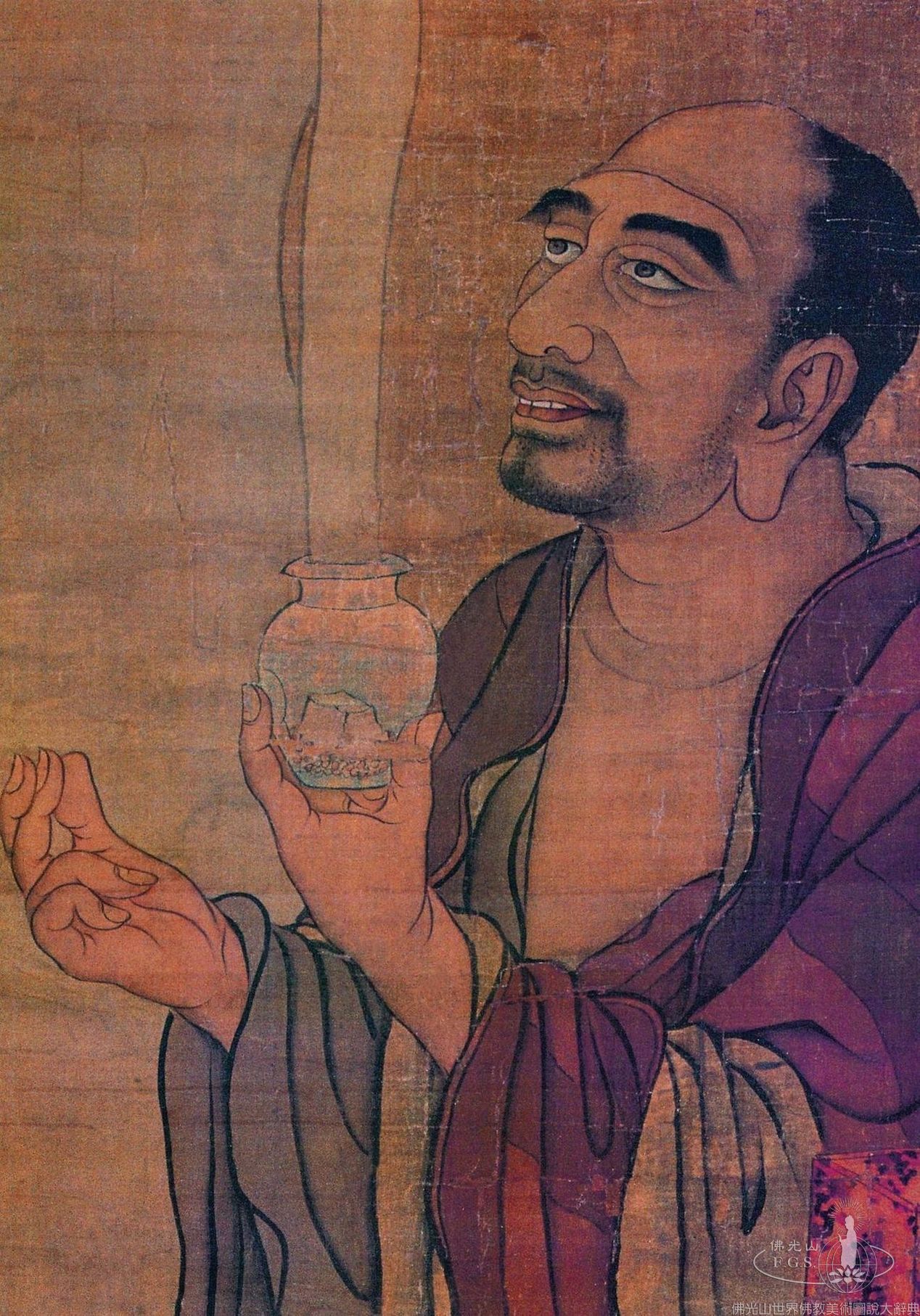 羅漢像（局部）
