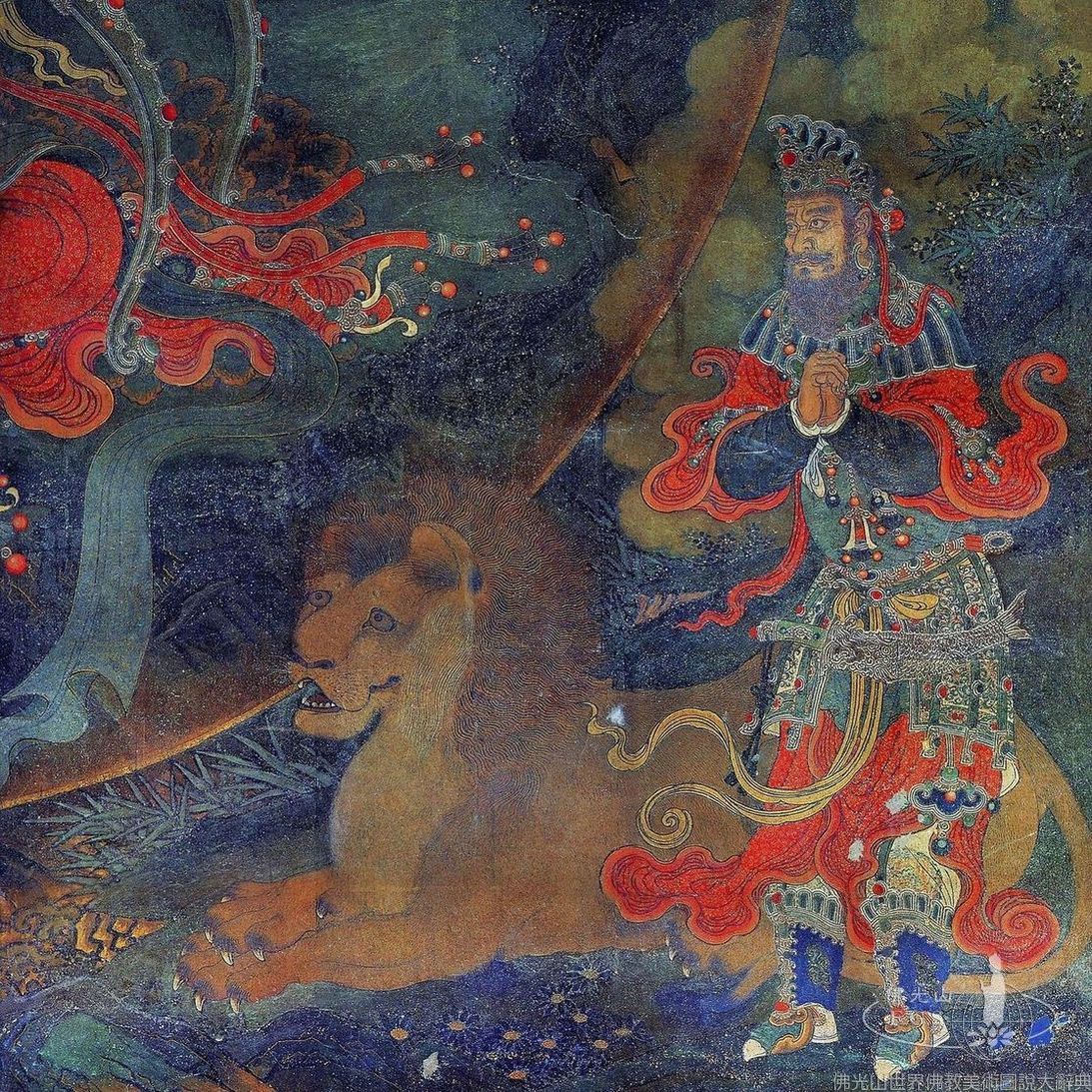 法海寺馴獅人及獅子