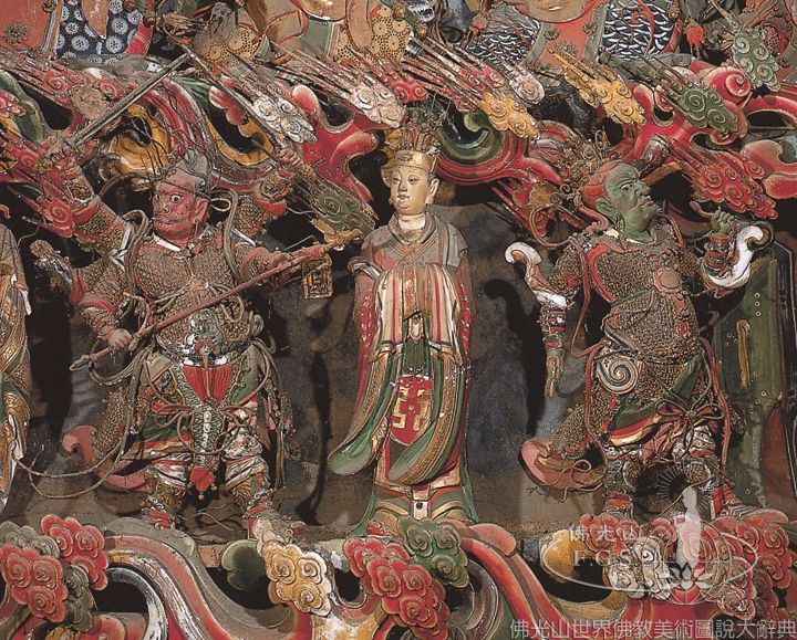觀音堂二十四諸天像（局部）
