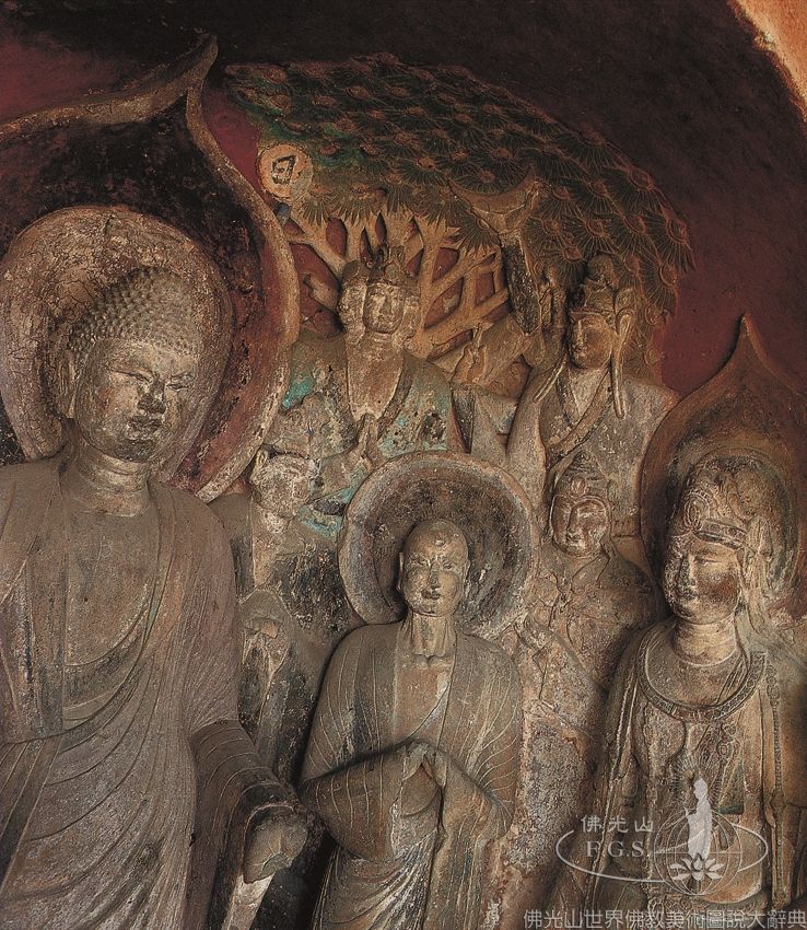 廣元皇澤寺石窟第51龕左側壁造像（局部）