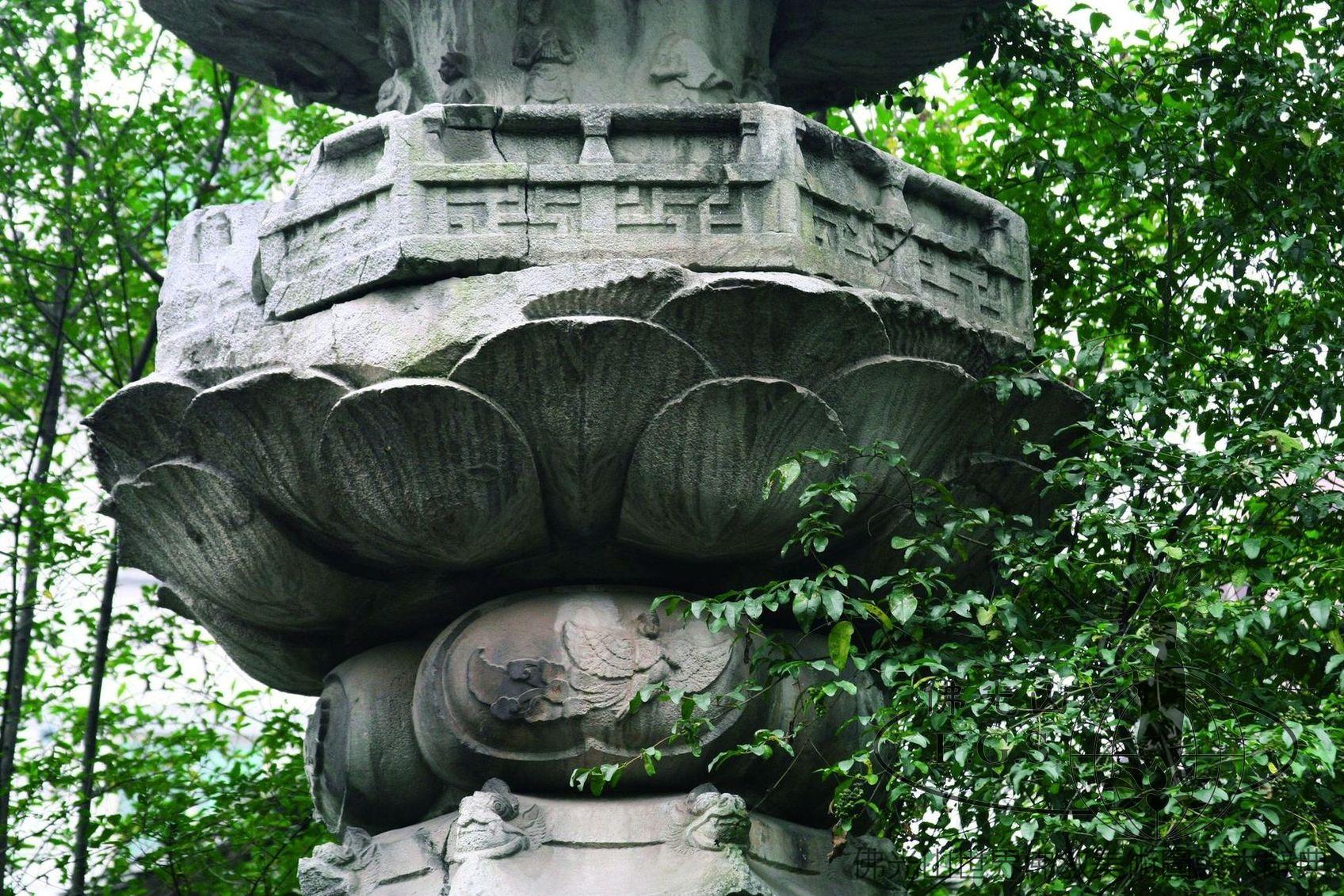 法隆寺經幢（局部）