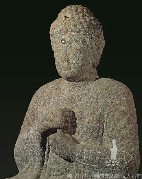 佛谷寺毗盧遮那佛坐像（局部）
